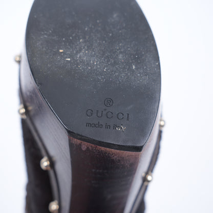 VINTAGE GUCCI PLATFORM CLOGS