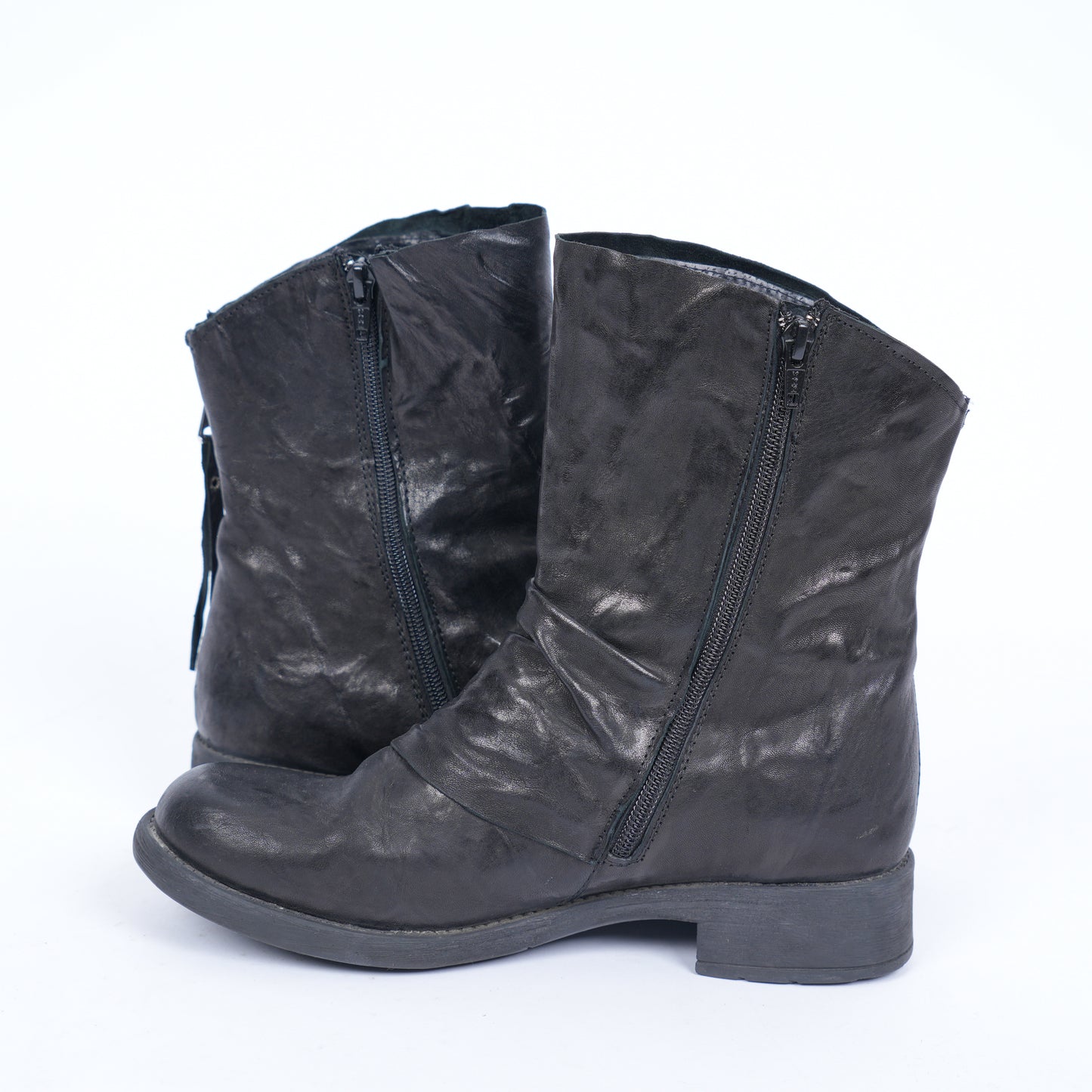AVANTGARDE LEATHER BOOTS