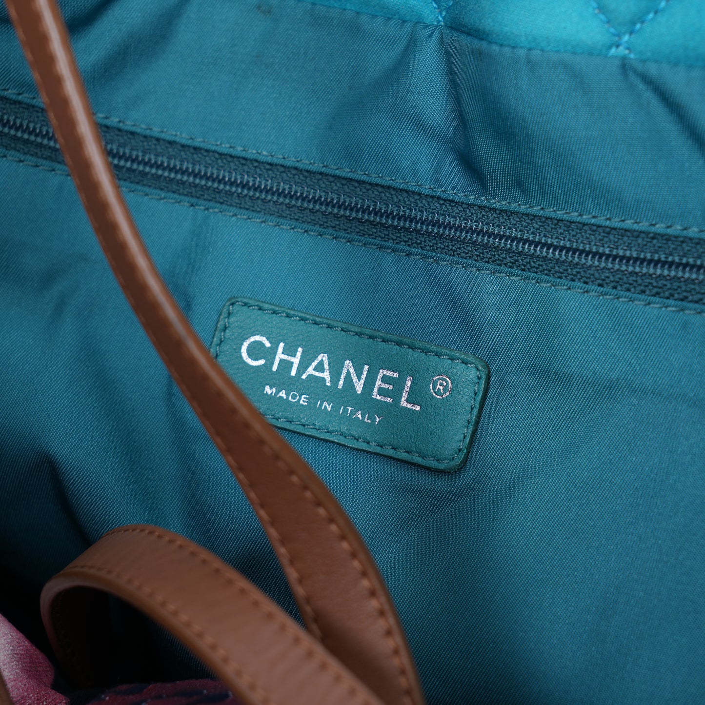 CHANEL 2011 GRAFFITI WATER COLOR QUILTED TOTE BAG