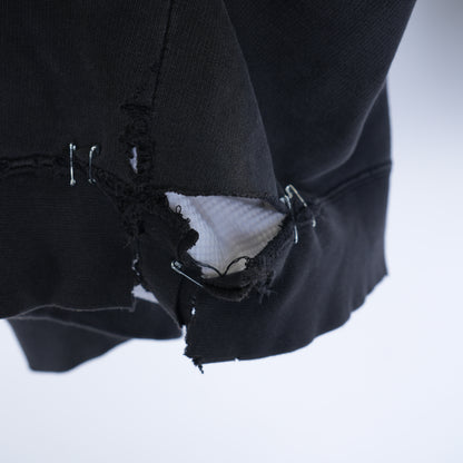 VINTAGE RAMONES REPAIRED THERMAL HOODIE