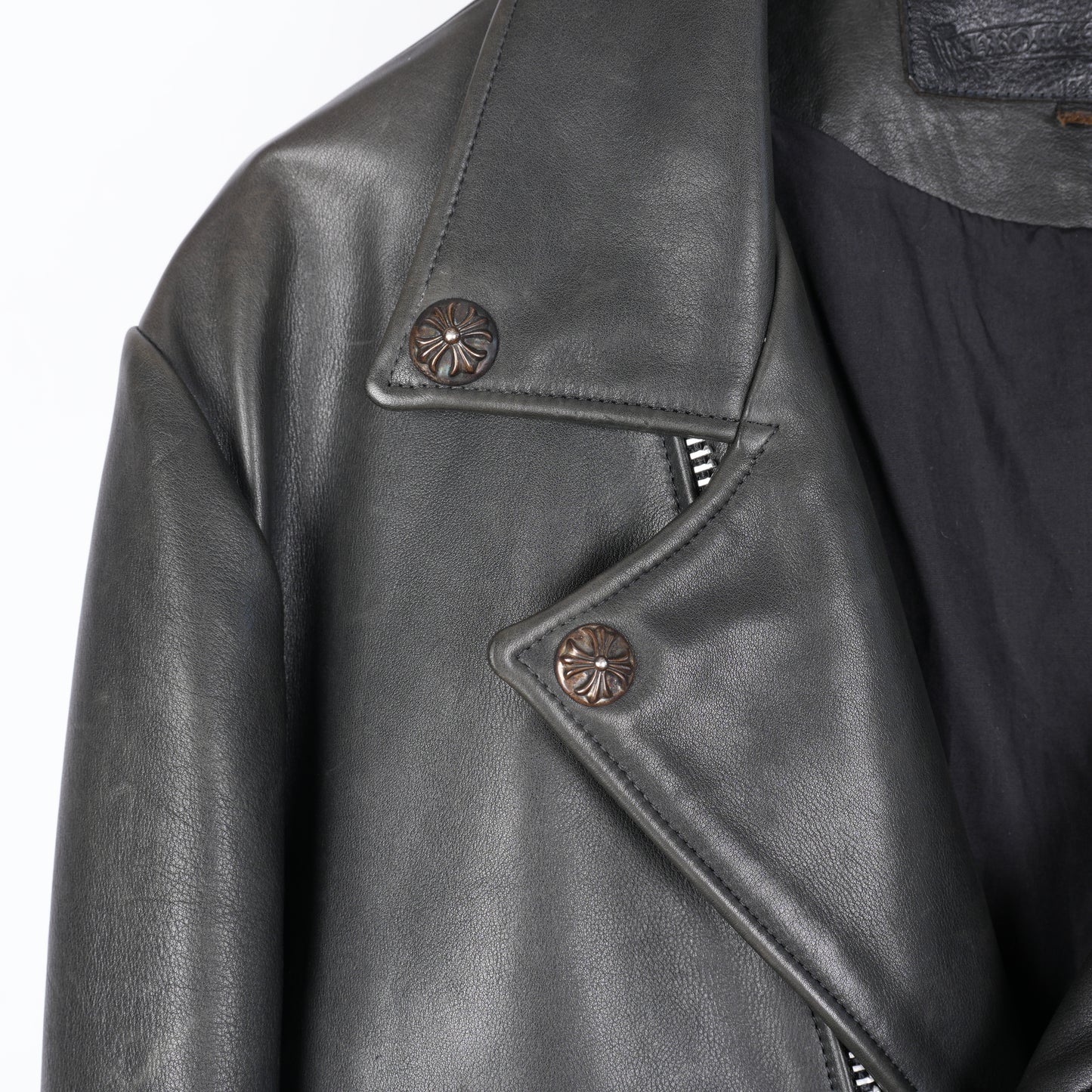 CHROME HEARTS PERFECTO FILIGREE LEATHER JACKET