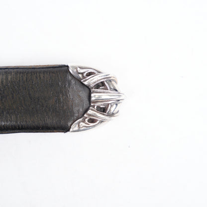 CHROME HEARTS TALON WESTERN 3 PIECE BELT