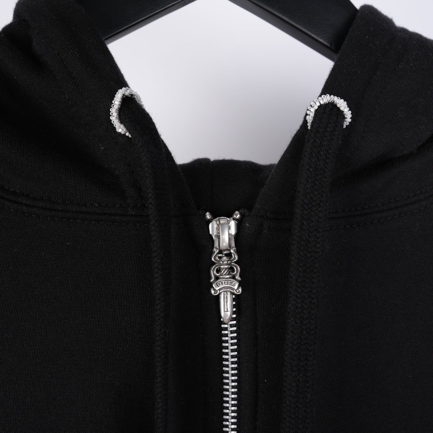 CHROME HEARTS PARIS BEADED ZIP UP HOODIE