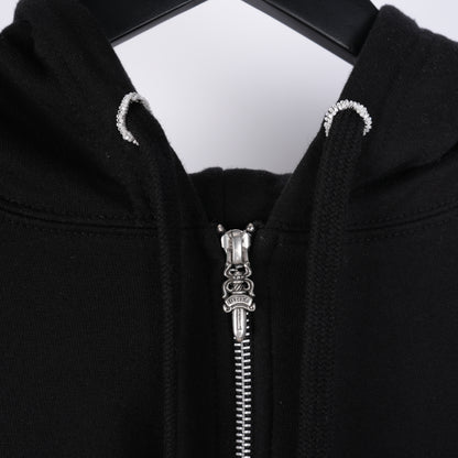 CHROME HEARTS PARIS BEADED ZIP UP HOODIE