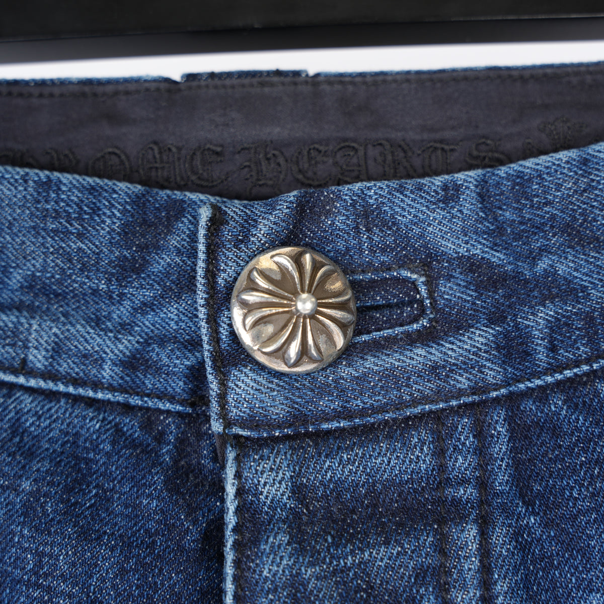 CHROME HEARTS TURBO DIESEL BLUE DENIM
