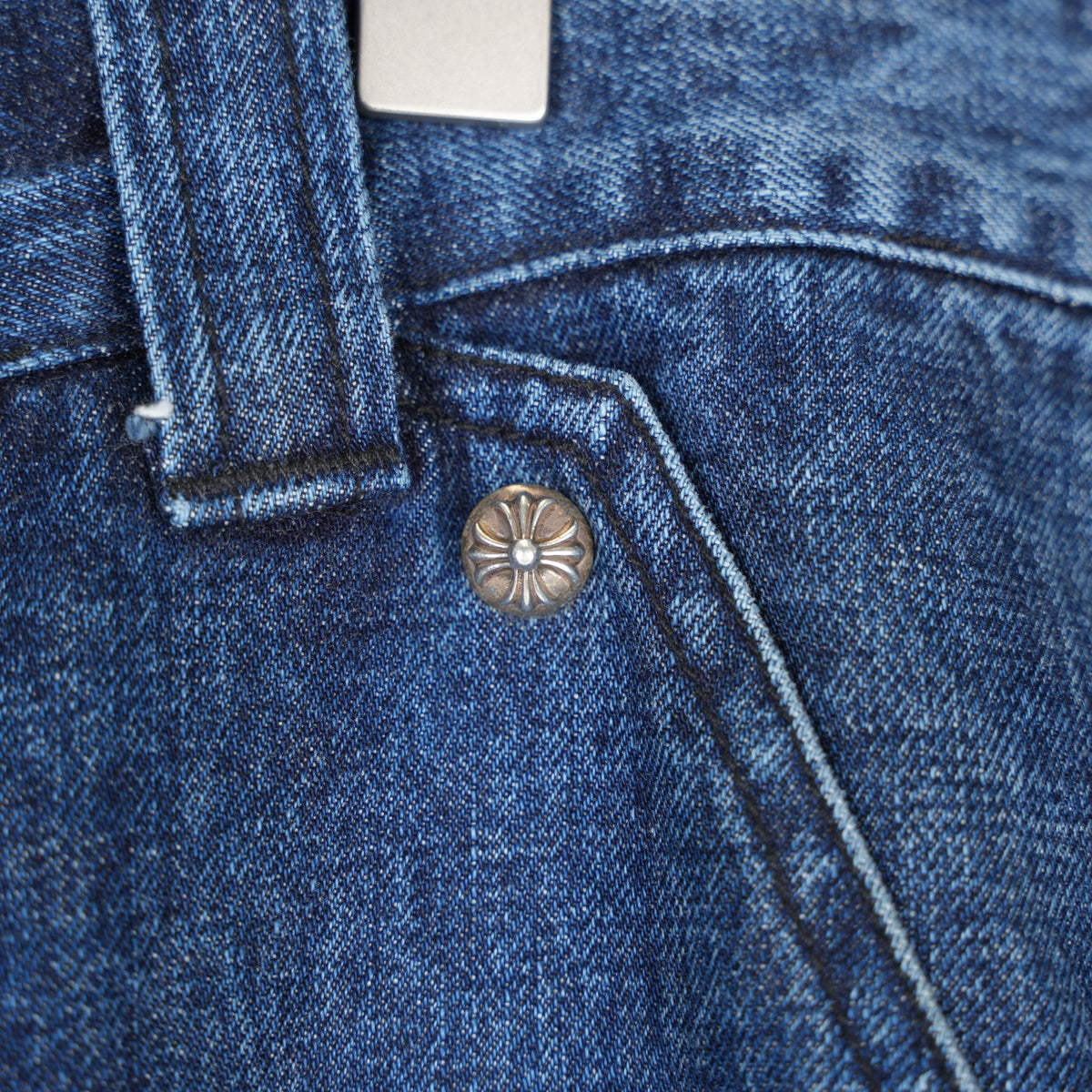 CHROME HEARTS TURBO DIESEL BLUE DENIM