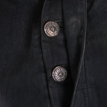 CHROME HEARTS HERRINGBONE CARPENTER PANTS
