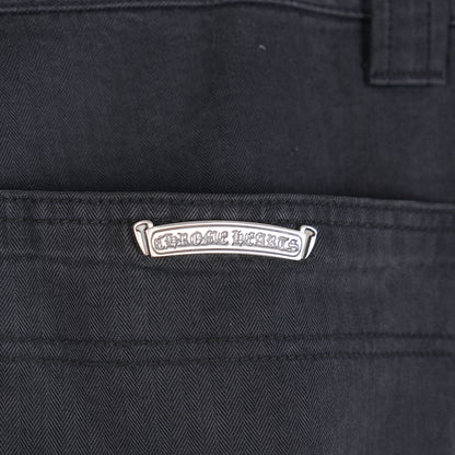 CHROME HEARTS HERRINGBONE CARPENTER PANTS