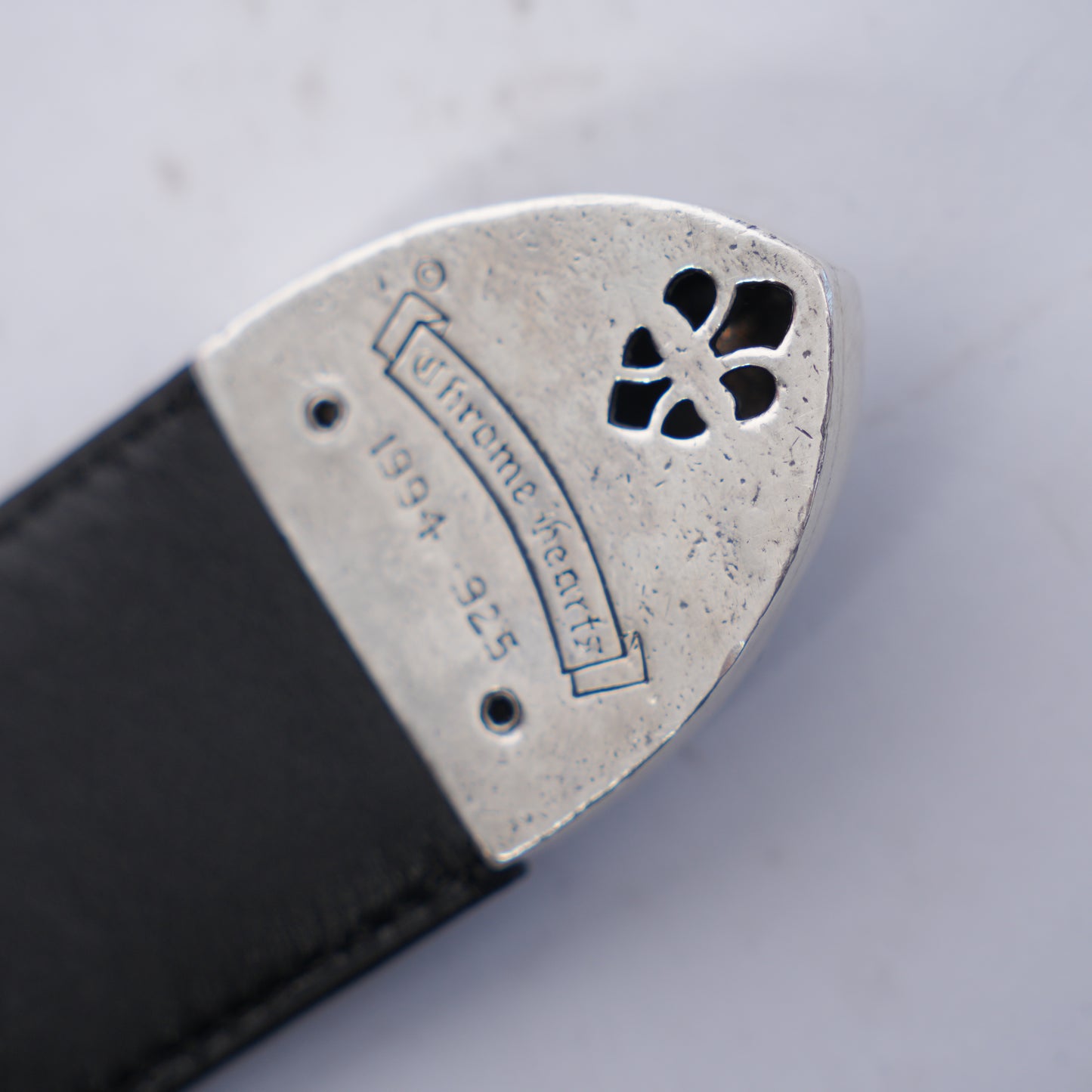 CHROME HEARTS CROCODILE LEATHER GUNSLINGER BELT