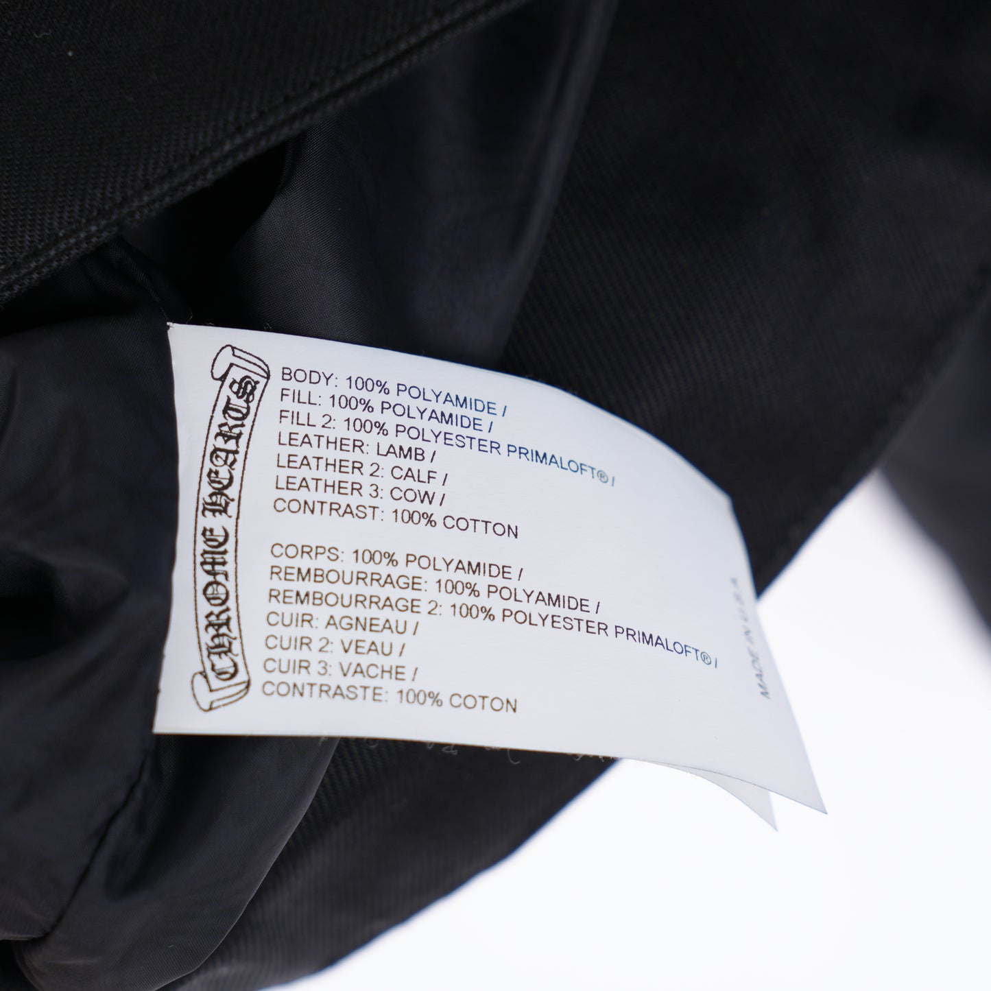 CHROME HEARTS MATTY BOY CHOMPERS QUILTED JACKET