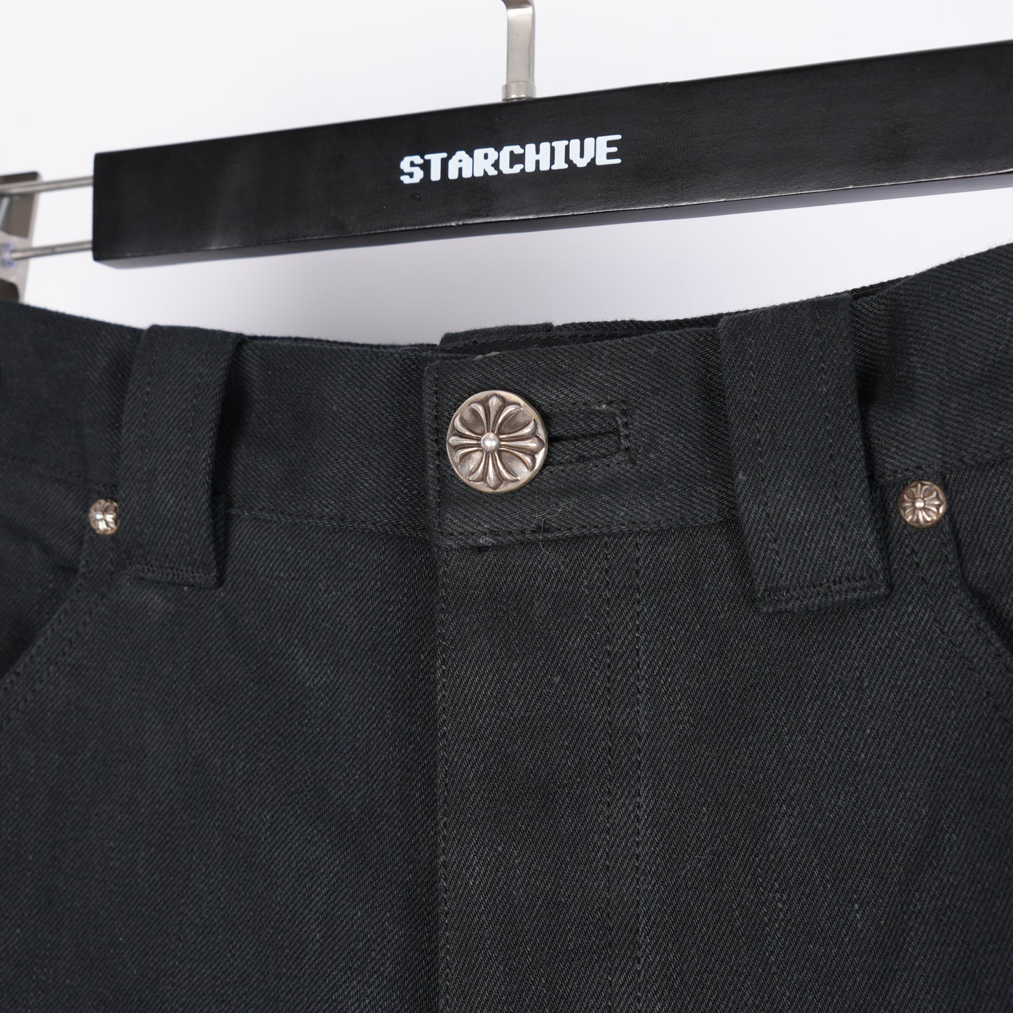 CHROME HEARTS STREETSWEEPERS DENIM PANTS
