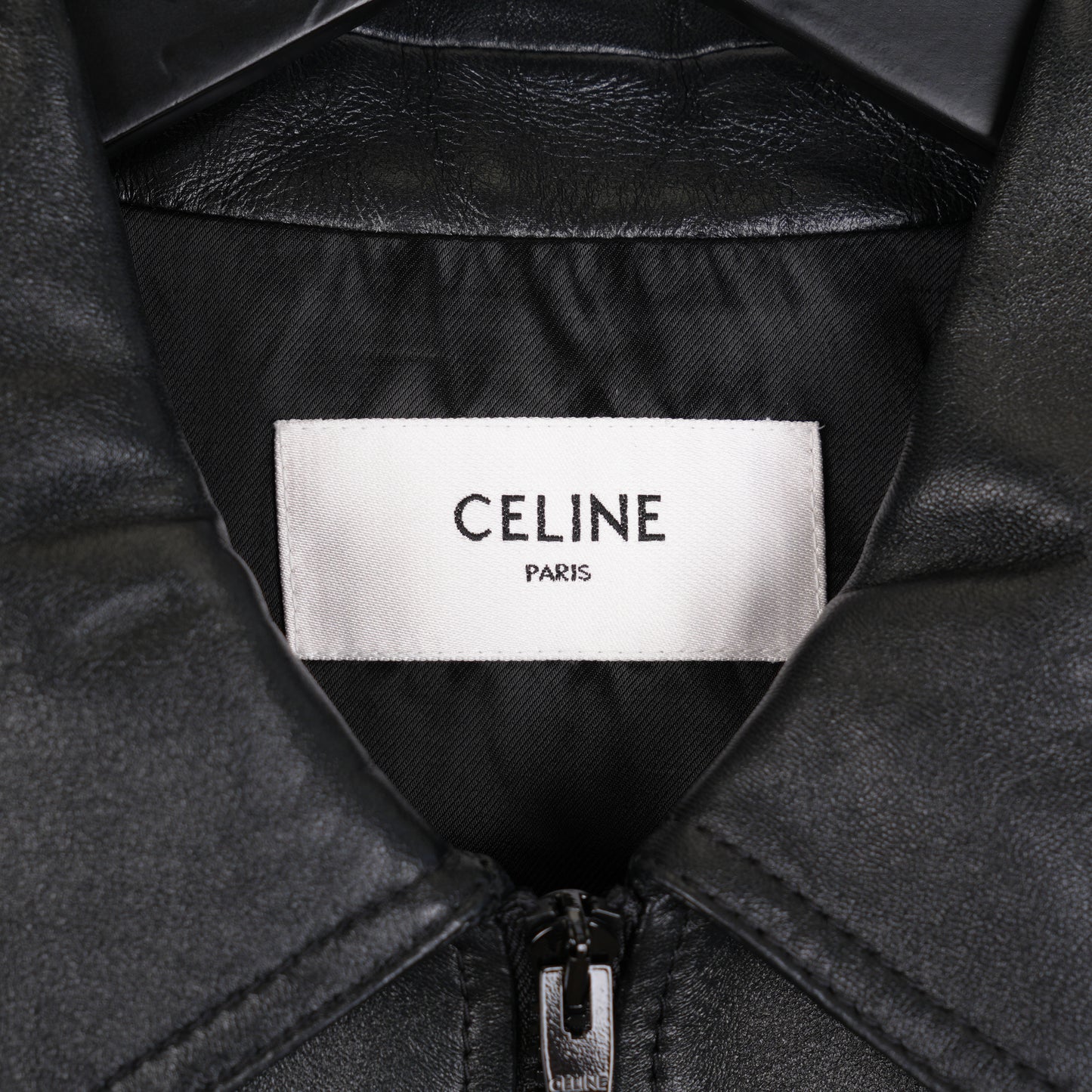 CELINE PANELLED LEATHER JACKET