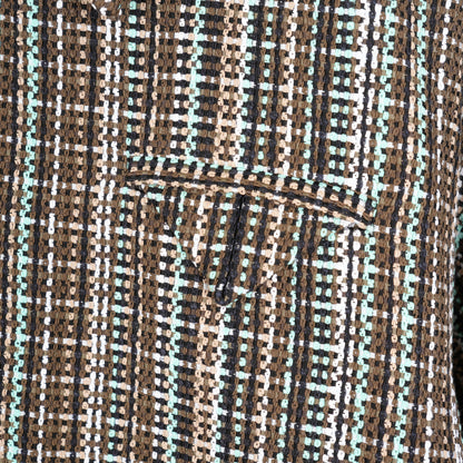 BOTTEGA VENETA CHECK KIMONO BLOUSON
