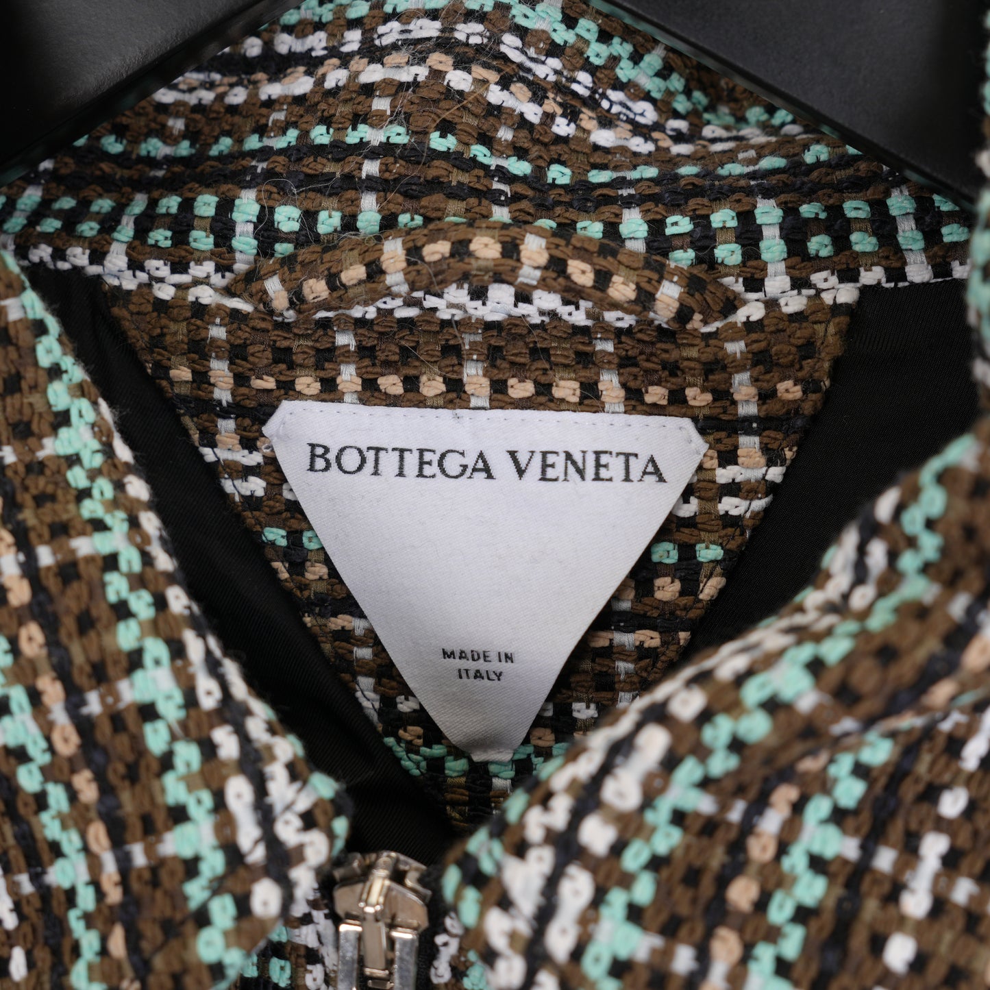 BOTTEGA VENETA CHECK KIMONO BLOUSON