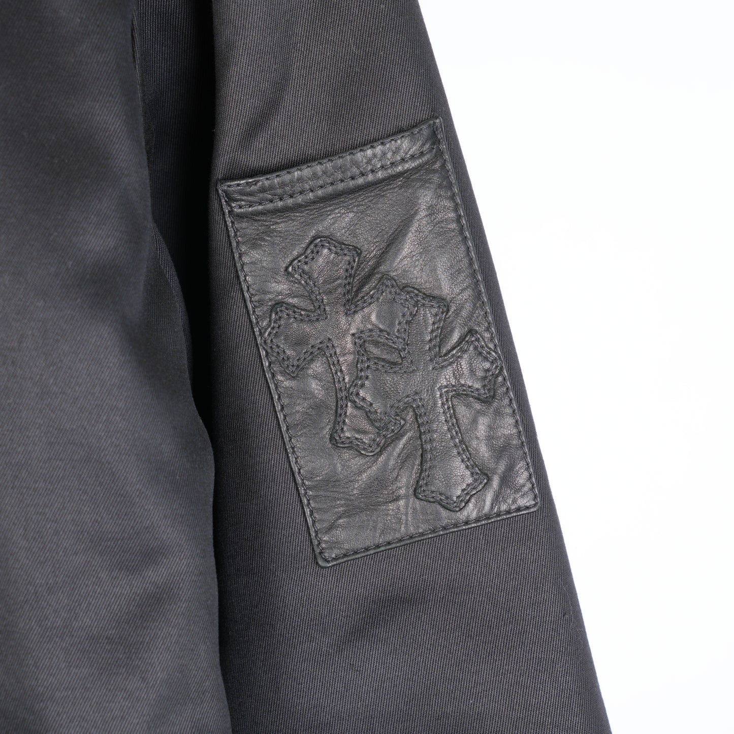 CHROME HEARTS TRIPLE CROSS PATCH WORK JACKET