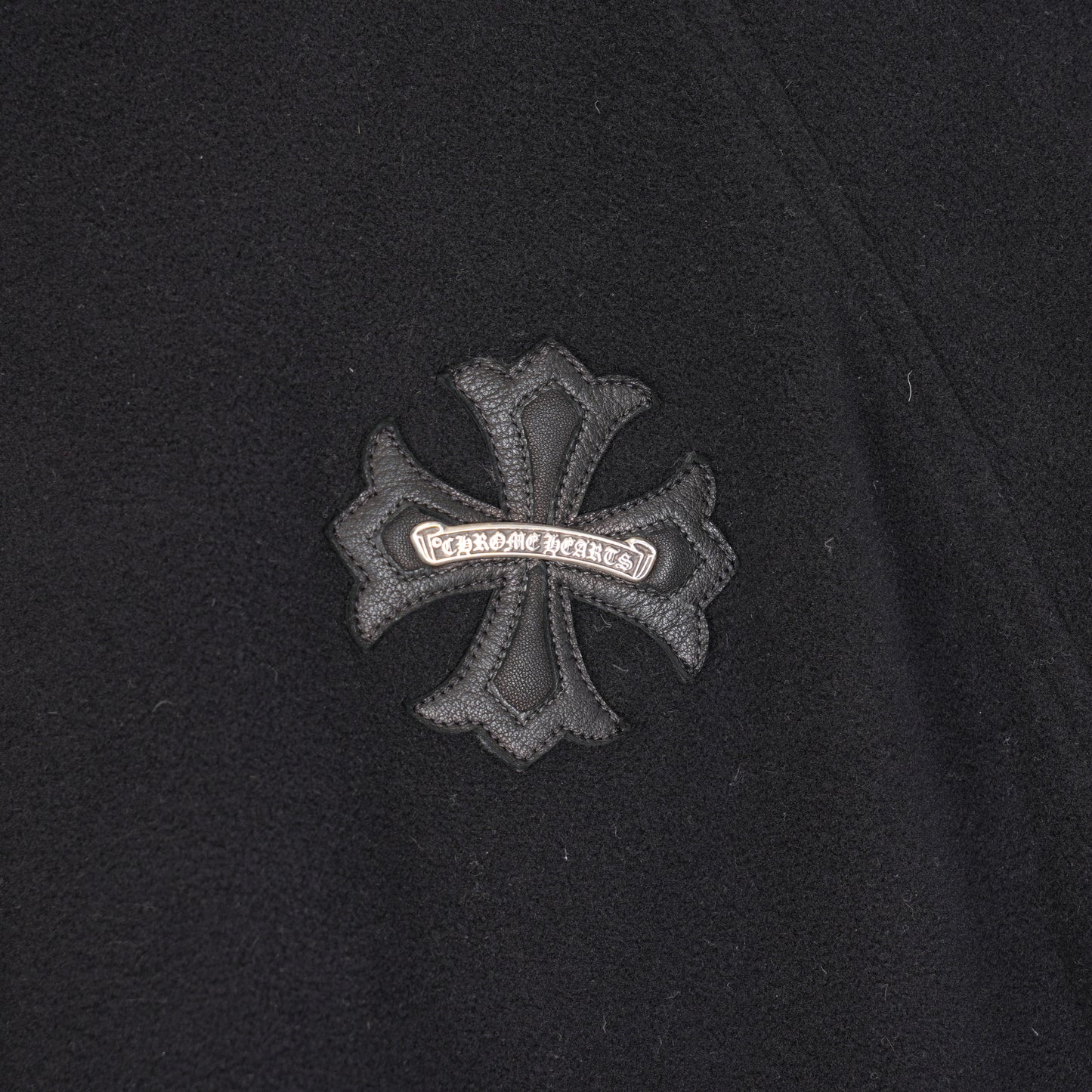CHROME HEARTS PLUS PATCH FLEECE JACKET
