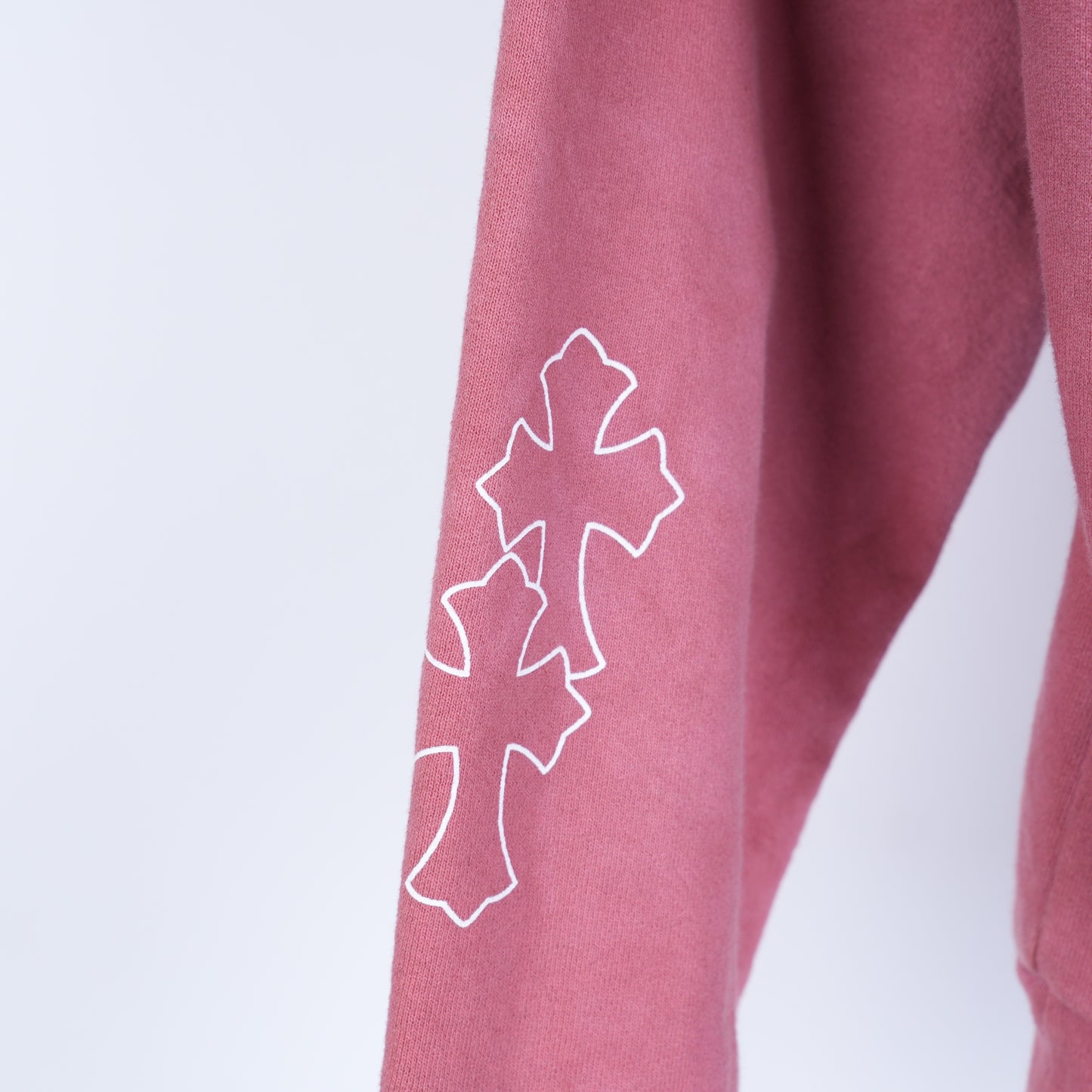 RED CLB CHROME HEARTS HOODIE