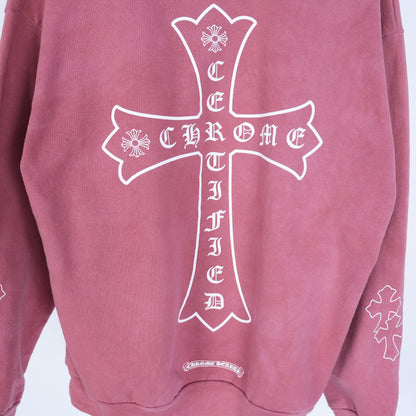 RED CLB CHROME HEARTS HOODIE