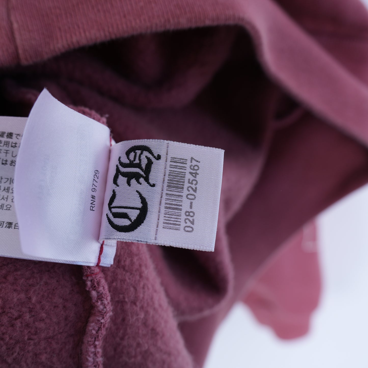 RED CLB CHROME HEARTS HOODIE