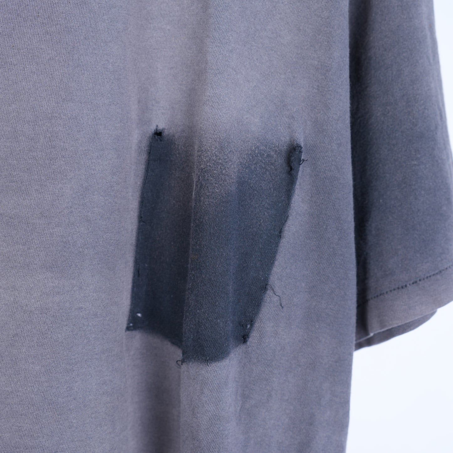 VINTAGE GREY BOXY BLANK POCKET TEE