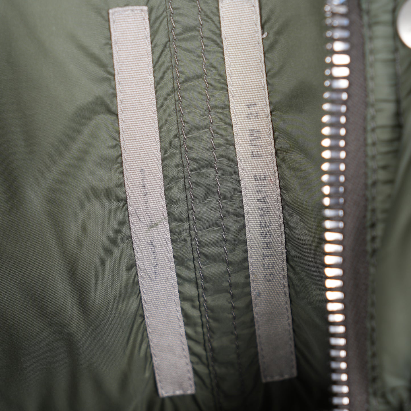 RICK OWENS GREEN PUFFER