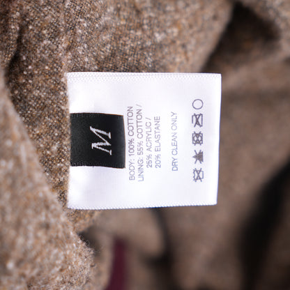 ENFANTS RICHES DEPRIMES Bordeaux Distressed Portrait Denim Jacket