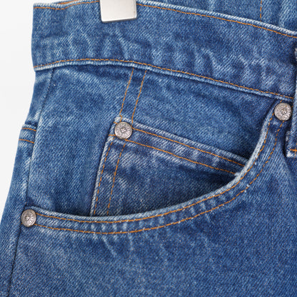 CHROME HEARTS BLACK PATCH DARK WASH LEVIS 517