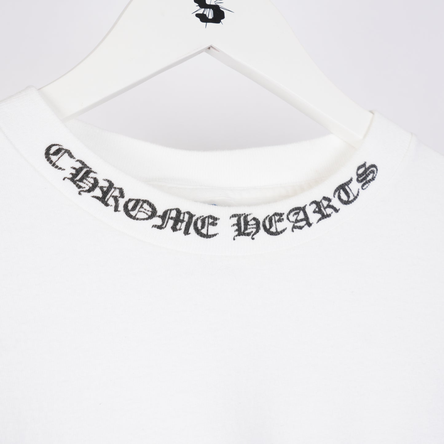 CHROME HEARTS VINTAGE WHITE SCROLL LONG SLEEVE