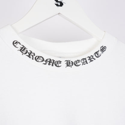 CHROME HEARTS VINTAGE WHITE SCROLL LONG SLEEVE