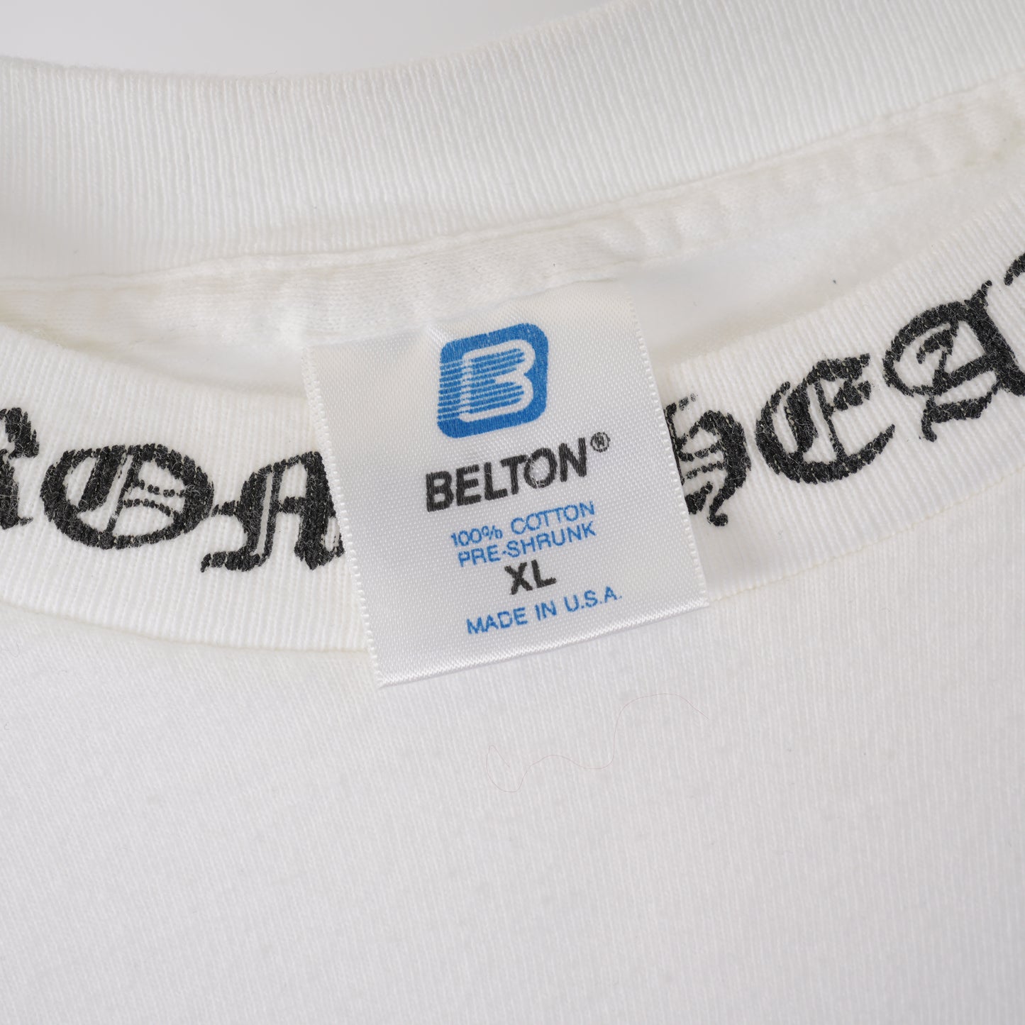 CHROME HEARTS VINTAGE WHITE SCROLL LONG SLEEVE