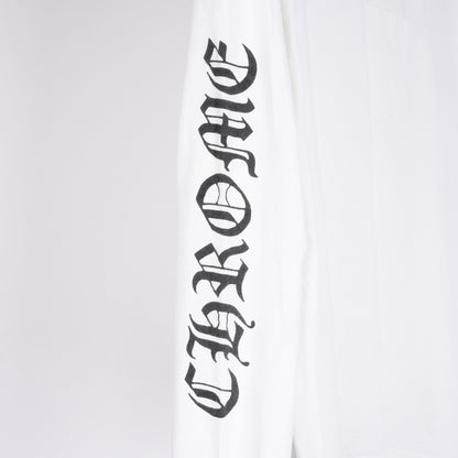 CHROME HEARTS VINTAGE WHITE SCROLL LONG SLEEVE