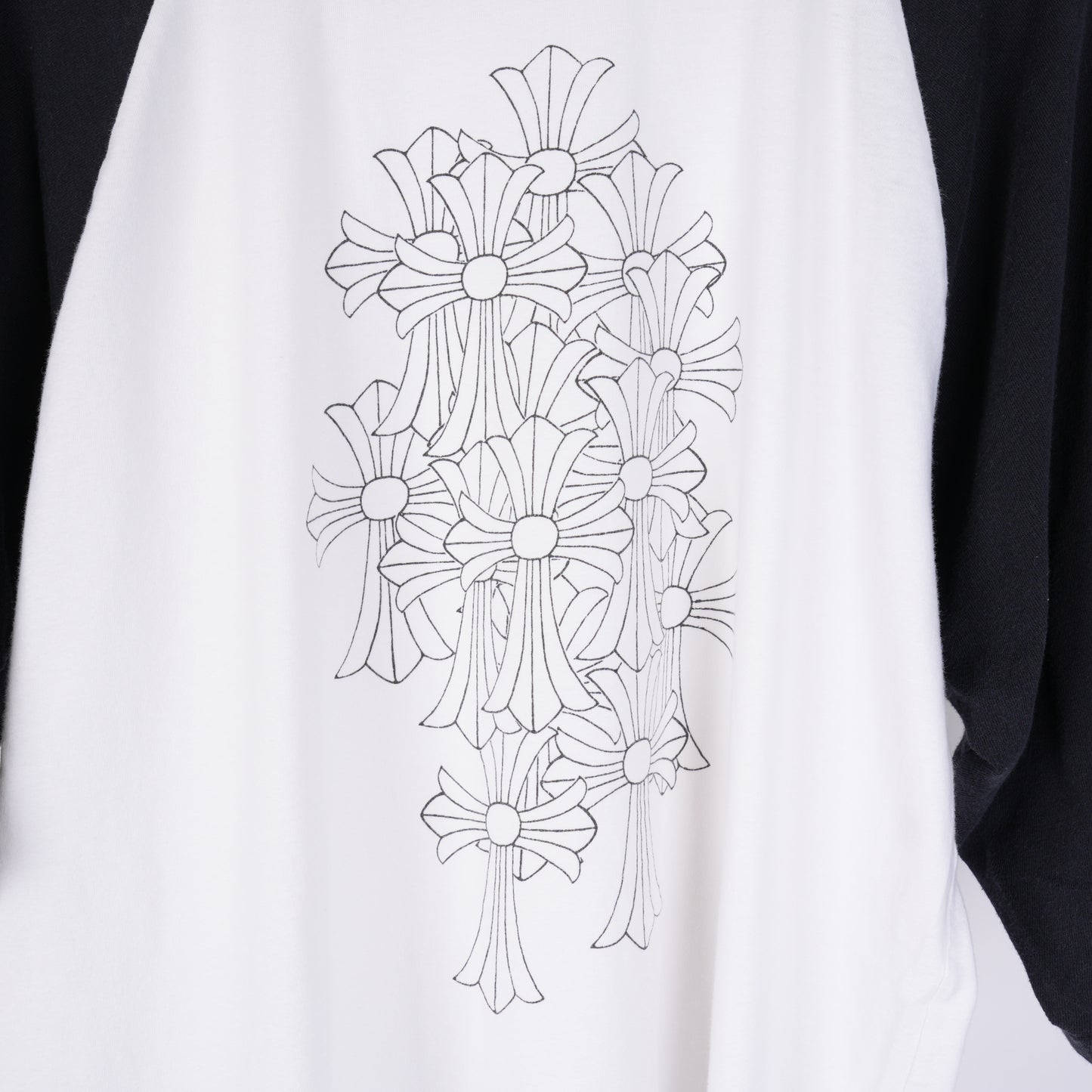 Vintage Chrome Hearts MULTI CROSS 3/4 Baseball shirt