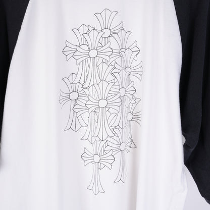 Vintage Chrome Hearts MULTI CROSS 3/4 Baseball shirt