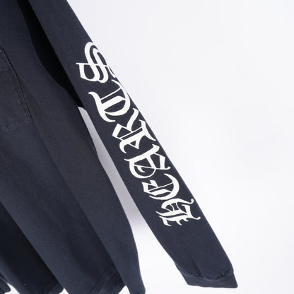 Vintage Chrome Hearts BLACK SCROLL LONG SLEEVE