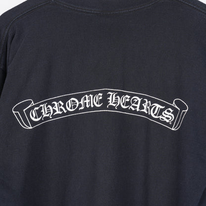 Vintage Chrome Hearts BLACK SCROLL LONG SLEEVE