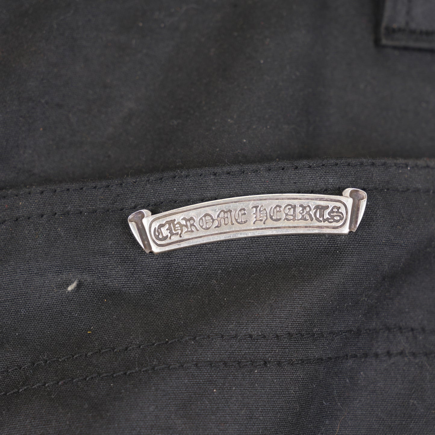 CHROME HEARTS WAXED CARPENTER PANTS