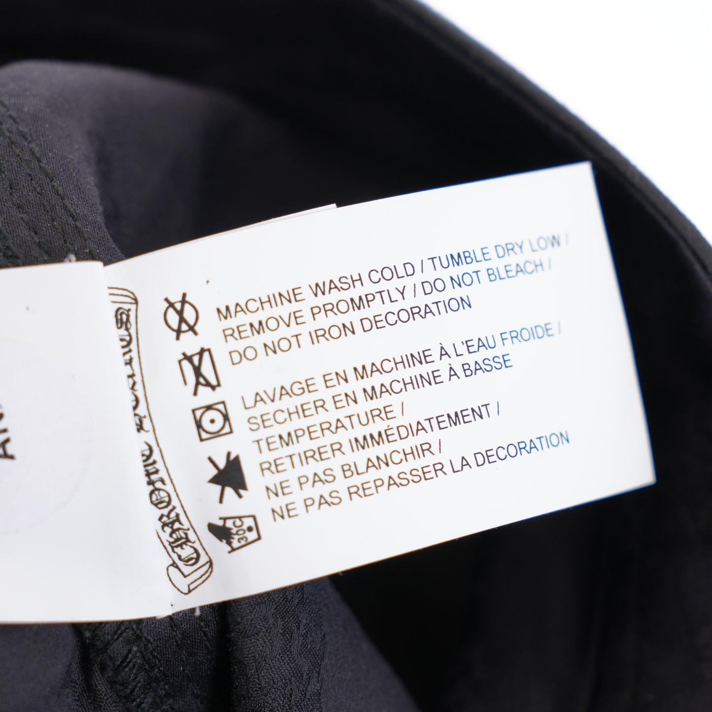 CHROME HEARTS WAXED CARPENTER PANTS