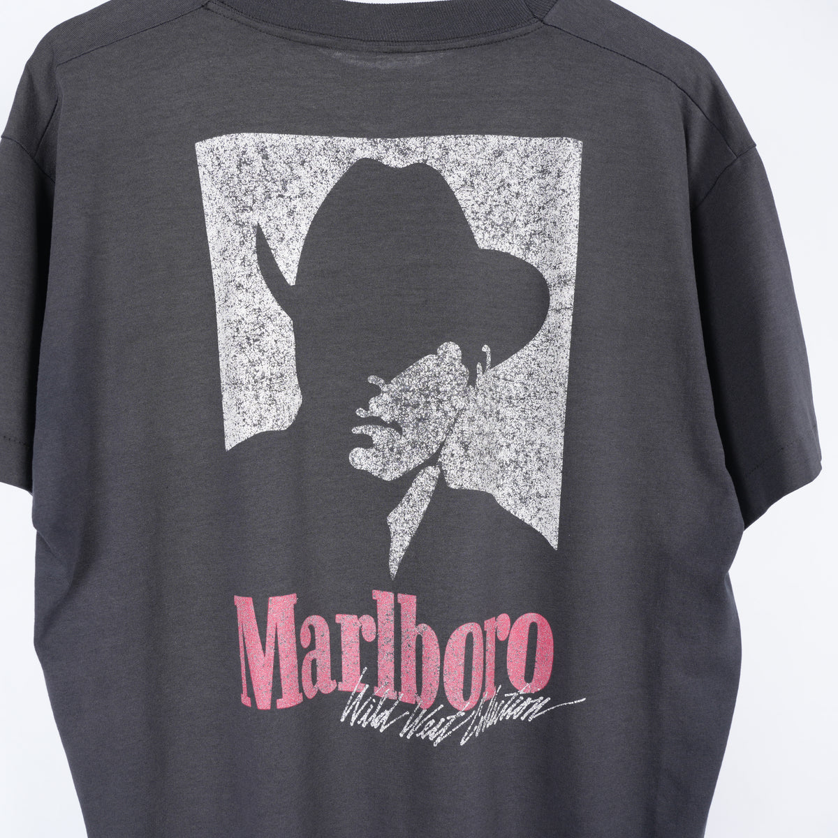 VINTAGE BLACK MARLBORO COWBOY TEE