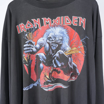 VINTAGE IRON MAIDEN 'A REAL LIVE ONE' LONG SLEEVE TEE