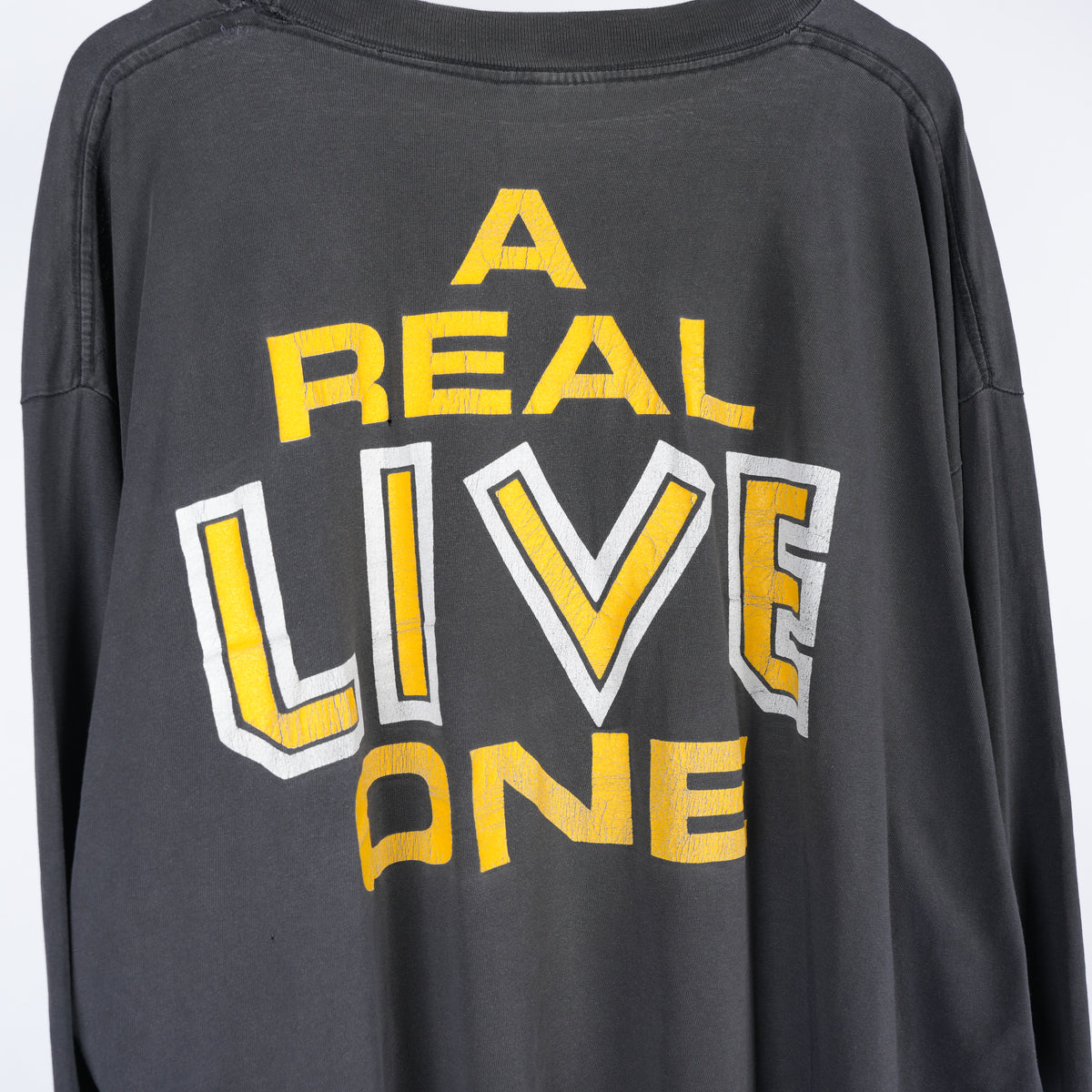 VINTAGE IRON MAIDEN 'A REAL LIVE ONE' LONG SLEEVE TEE