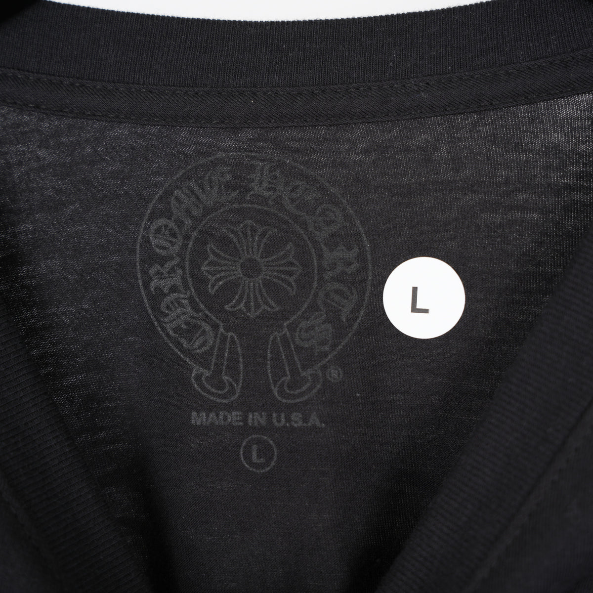 CHROME HEARTS NEW YORK EXCLUSIVE HORSESHOE LOGO POCKET LONG SLEEVE