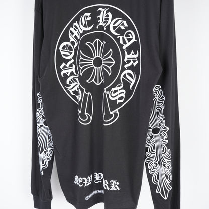 CHROME HEARTS NEW YORK EXCLUSIVE HORSESHOE LOGO POCKET LONG SLEEVE