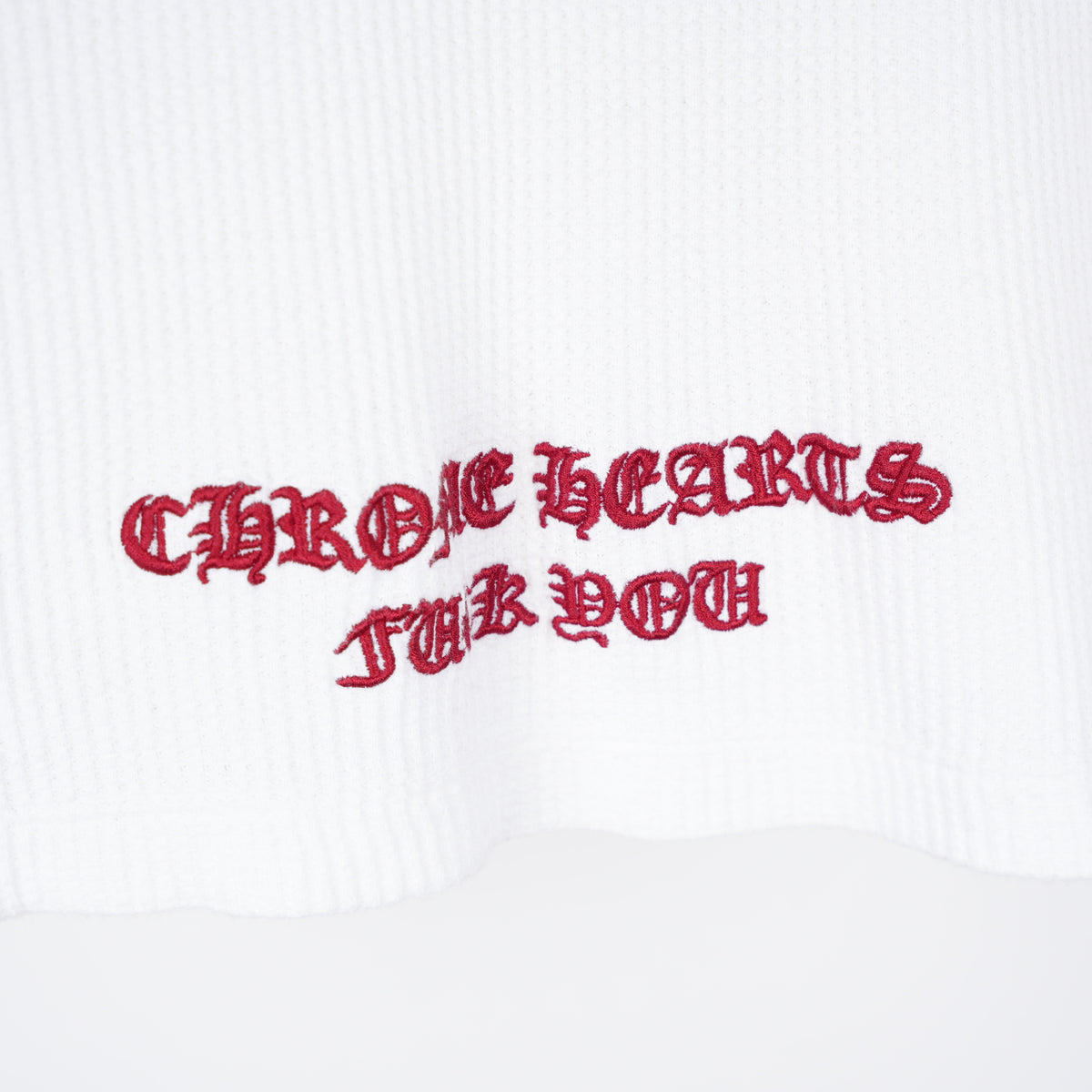 CHROME HEARTS VINTAGE FLORAL DAGGER THERMAL LONG SLEEVE