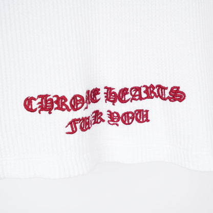CHROME HEARTS VINTAGE FLORAL DAGGER THERMAL LONG SLEEVE