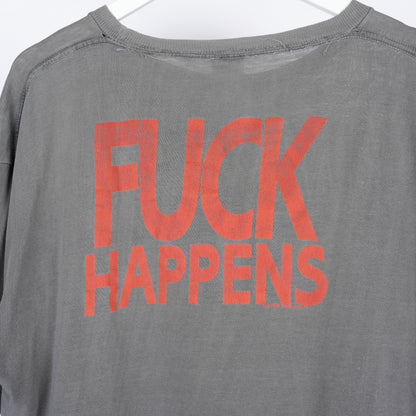 VINTAGE SOUNDGARDEN 1989 ULTRAMEGA OK 'FUCK HAPPENS' TEE