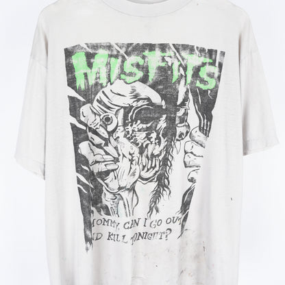 VINTAGE THRASHED MISFITS 'MOMMY, CAN I GO OUT AND KILL TONIGHT?' TEE