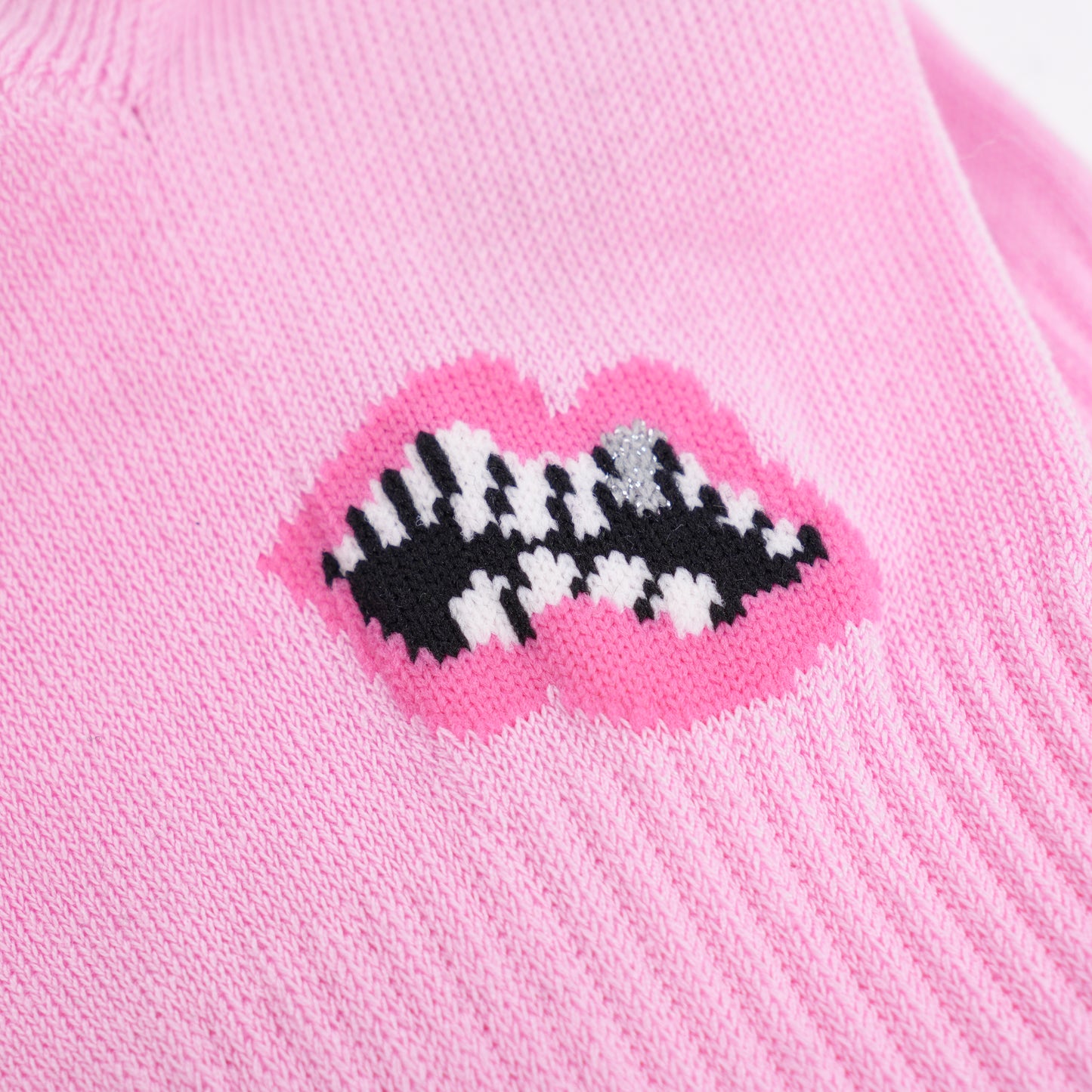 CHROME HEARTS MATTY BOY PINK CHOMPER SOCKS