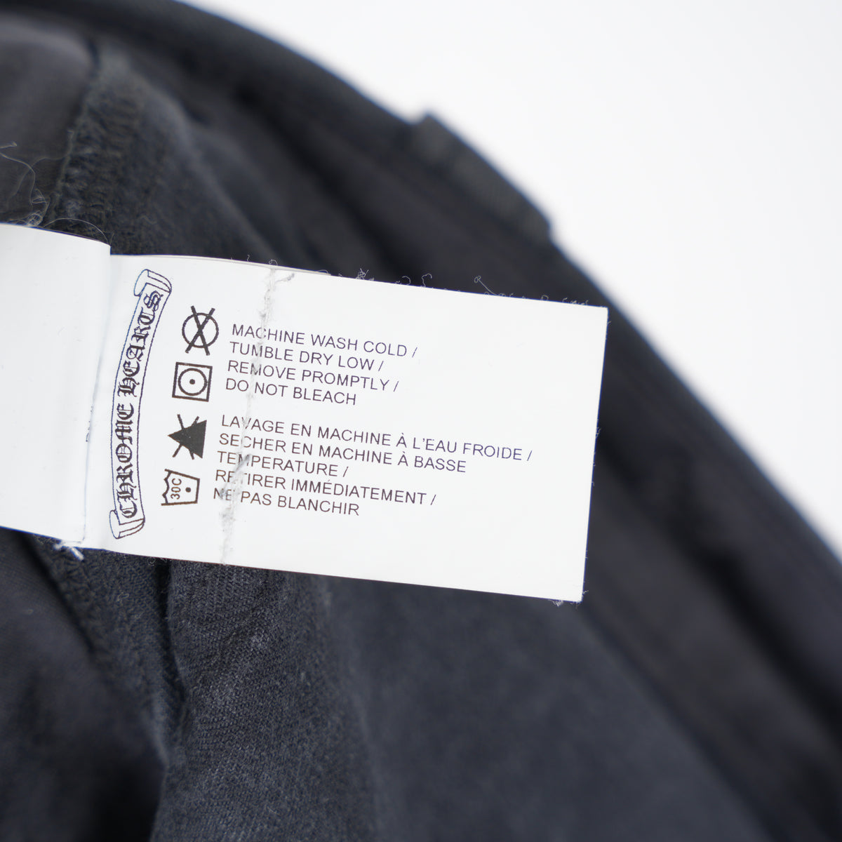 CHROME HEARTS HERRINGBONE CARPENTER PANTS