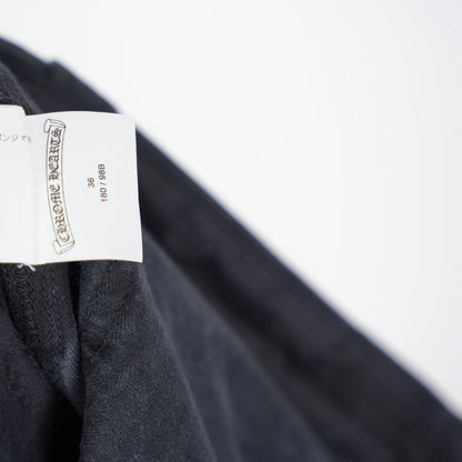 CHROME HEARTS HERRINGBONE CARPENTER PANTS