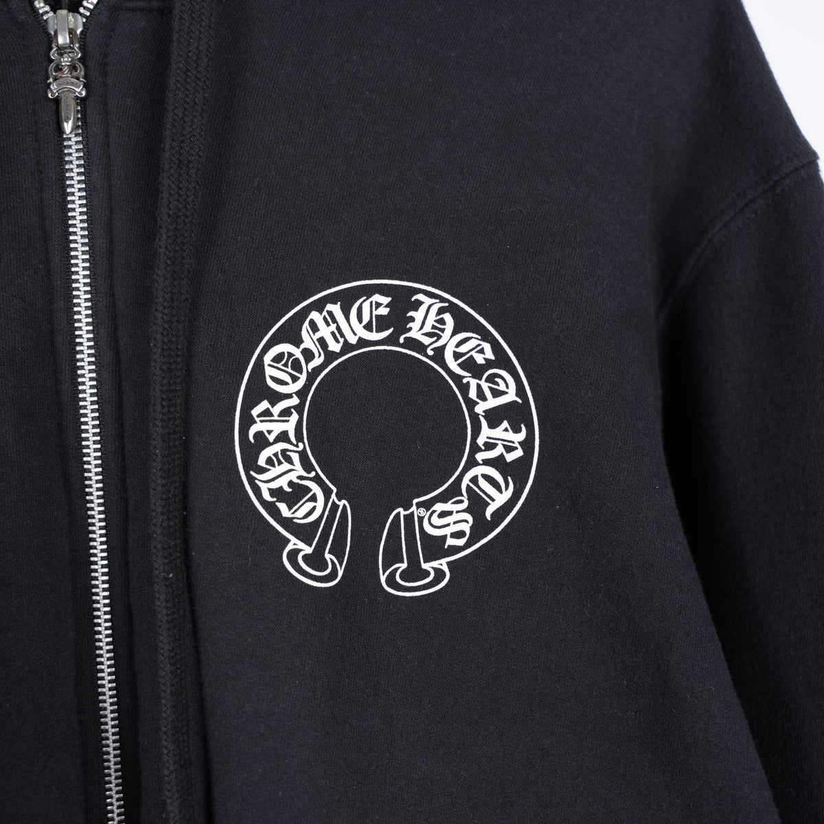 CHROME HEARTS VINTAGE THERMAL ZIP UP HOODIE OG SOAP